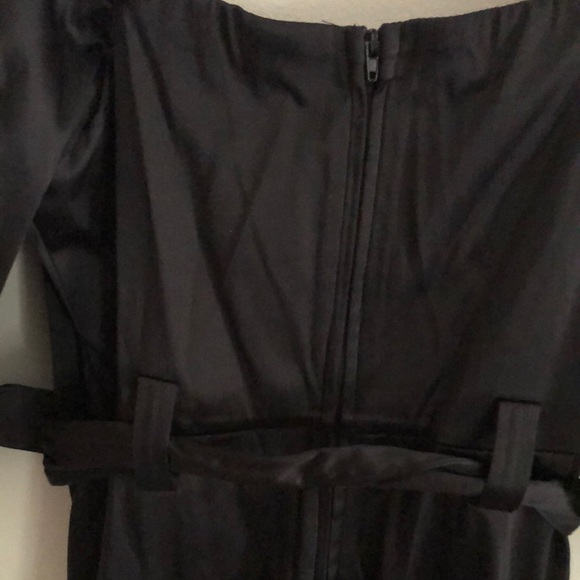 Premier Amour Chic Black Dress - Picture 3 of 11